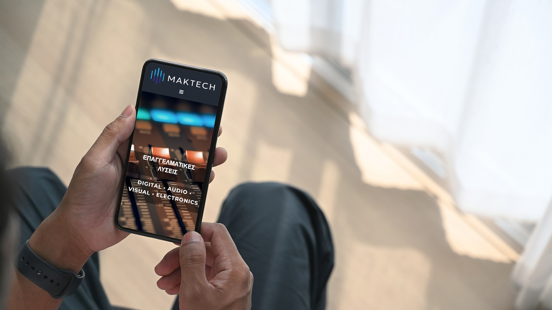 Maktech responsive website